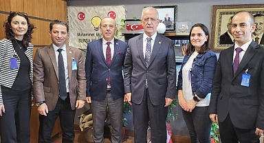 YÜSÇAD yönetiminden M. Müfit Aydın'a ziyaret