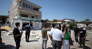 İzmir Narlıdere'de imara aykırı yapılarla mücadeleye devam