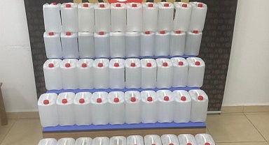 Keşan'da 387 litre sahte rakı ele geçirildi