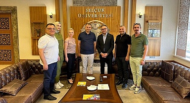 KONYAGİAD'dan Selçuk Üniversitesi rektörüne ziyaret