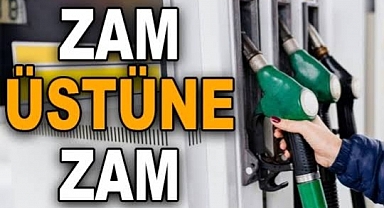 ZAM ÜSTÜNE ZAM! MOTORİNE BİR ZAM DAHA