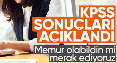 Beklenen 2023 KPSS lisans sonuçları açıklandı