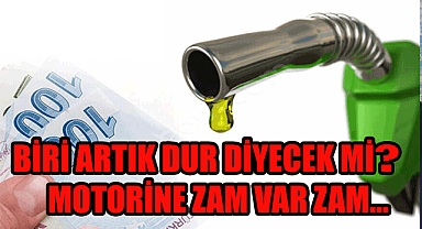 Motorin'de 1,80 TL'lik Zam bekleniyor.