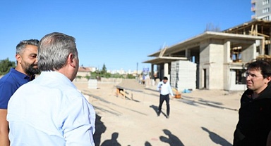 Adem Tanç Cami’nde çalışmalar sürüyor