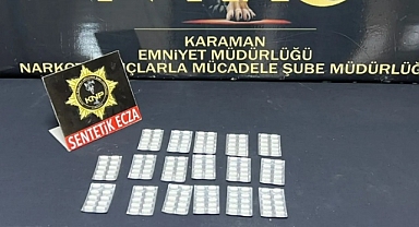 KARAMAN'DA UYUŞTURUCU OPERASYONUNDA 1'İ BAYAN 3 KİŞİ TUTUKLANDI