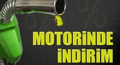 Benzinin ardından bir büyük indirim de motorine geliyor