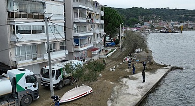 Bursa sahillerinde fırtına teyakkuzu