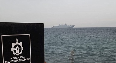 TCG Anadolu Körfez'e demir attı