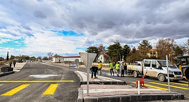 Malatya'da tamamlanan bağlantı yoluna Başkan Gürkan'dan inceleme