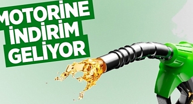 Motorine bugün 1 lira 34 kuruşluk indirim yapıldı ve bir indirim daha