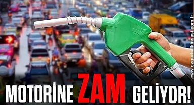 Motorine 1 lira 15 kuruş zam! Bu gece pompaya yansıyacak
