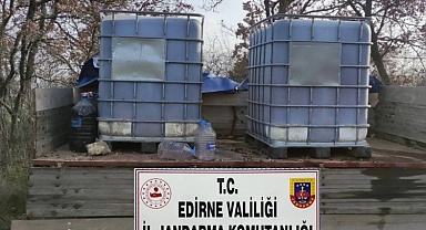 Uzunköprü'de 2 bin 200 litre kaçak içki