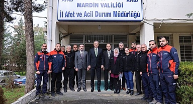Vali Akkoyun: AFAD'ı ziyaret etti.
