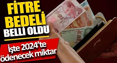 Diyanet'ten açıklama geldi ,2024 fitre bedeli belli oldu!