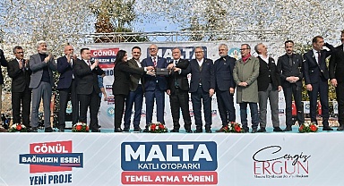 Manisa'da Malta Parkı Katlı Otoparkı’na temel