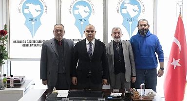 Vali Koç’tan Ortadoğu Gazeteciler Cemiyeti'ne ziyaret