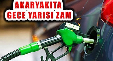 Benzin ve motorine gece yarısından itibaren zam geliyor