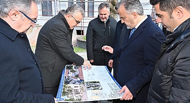 Bursa'da tarihi yapıda titiz çalışma
