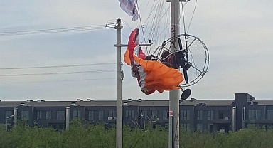 Düzce'de planör kazası