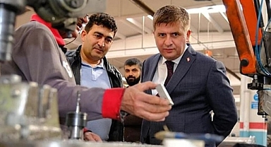 Vali Sarıibrahim'den Bismak Makina'ya ziyaret