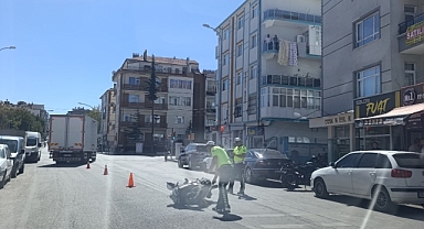 Karaman'daki meydana gelen trafik kazasında motosiklet sürücüsü ağır yaralandı