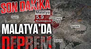 SON DAKİKA! Malatya'da deprem: 4 binada kısmi çökme, can kaybı yok