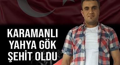 Karaman'a Şehit ateşi düştü