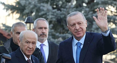 Cumhurbaşkanı Recep Tayyip Erdoğan'dan MHP Genel Başkanı Devlet Bahçeli'ye Ziyaret