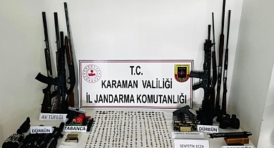 Jandarmadan silah ve tarihi eser operasyonu: 1 gözaltı