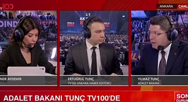 AK parti kongresinde Adalet Bakanı Tunç'tan