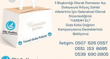 Karaman Ülkü Ocakları'ndan Ramazan Ayında Anlamlı Yardım Kampanyası