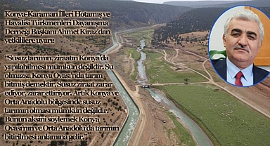 KONYA TARIM FUARI HAZIR, ANCAK ÇİFTÇİNİN SUYU HAZIR DEĞİL