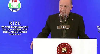 Cumhurbaşkan Erdoğan sözü Rize'den verdi: Gazze'ye yardım ve yeniden imar sözü