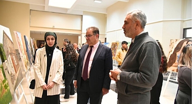 SANAT TASARIM VE MİMARLIK FAKÜLTESİ'NDEN ÖĞRETMENLER GÜNÜ RESİM SERGİSİ 