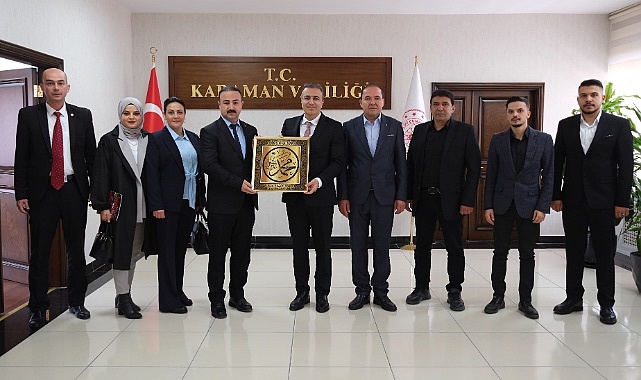 BBP ve Alperen Ocakları'ndan Karaman Valisi Hayrettin Çiçek'e Ziyaret 