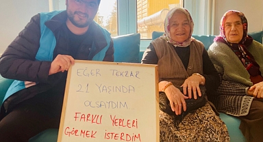 Piri Reis Erkek Yurdu gönüllü öğrencilerinden Dursun Fakih Huzurevi’ne ziyaret
