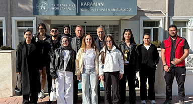 KARAMAN YURTLİG KIZ VOLEYBOL TAKIMI AKDENİZ BÖLGESİ ÜÇÜNCÜSÜ OLDU