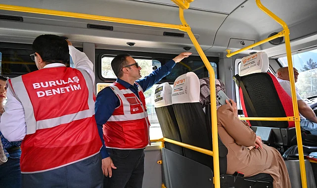 Bursa'da toplu taşıma araçlarında klima denetimi