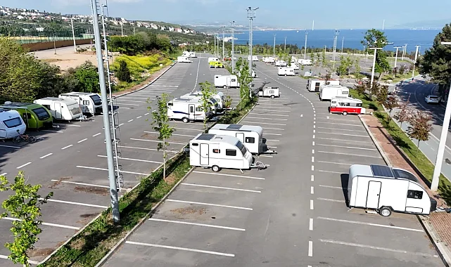 Darıca'da karavan denetimi... Kaydı olmayan karavanlar çekilecek