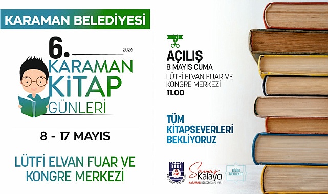 Karaman'da Kitap Günleri heyecanı başlıyor