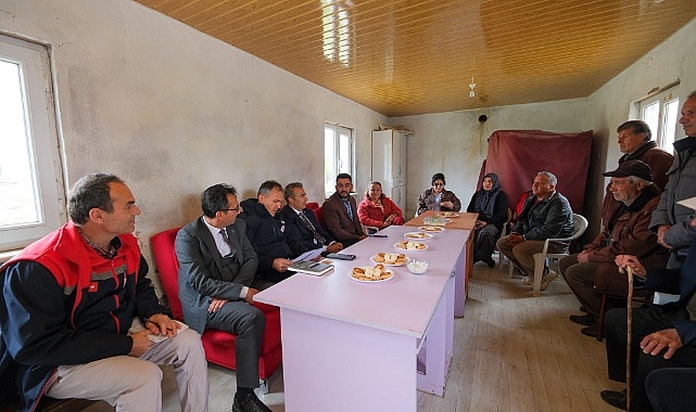 Karaman Valisi Hayrettin Çiçek’ten Köylere Ziyaret