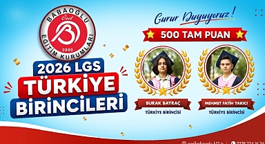 Karaman’da LGS’de Çifte Türkiye Birinciliği Babaoğlu Eğitim Kurumlarından
