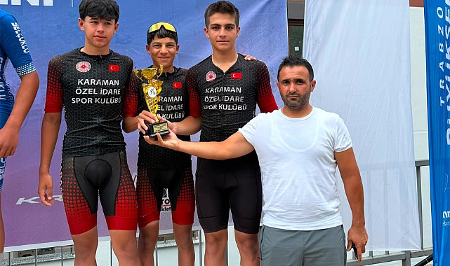 Karamanlı Bisikletçiler Trabzon’dan Madalyalarla Döndü