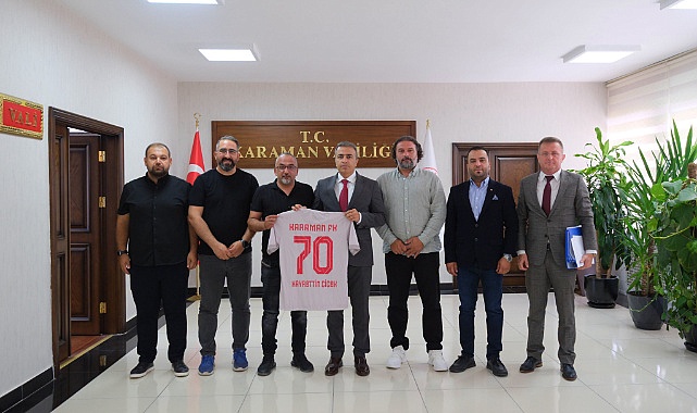 Karaman FK Yönetiminden Vali Hayrettin Çiçek’e Ziyaret