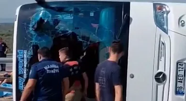 Manisa’da feci kaza! Bursa'dan hareket etmişlerdi... Çok sayıda ölü var!