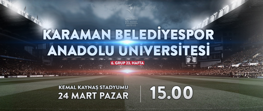 BUGÜN BELEDİYESPOR ANADOLU ÜNİVERSİTESİ'Nİ KONUK EDİYOR