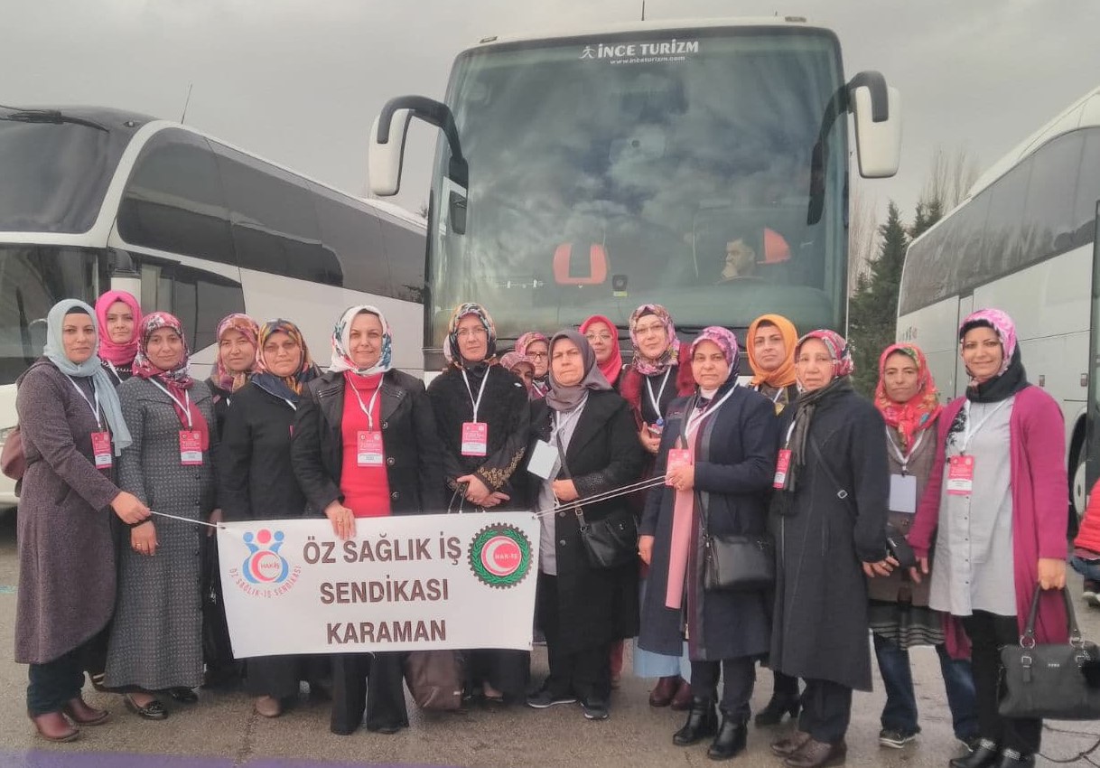 HAK-İŞ'Lİ KADINLAR ANKARA'DA BULUŞTU