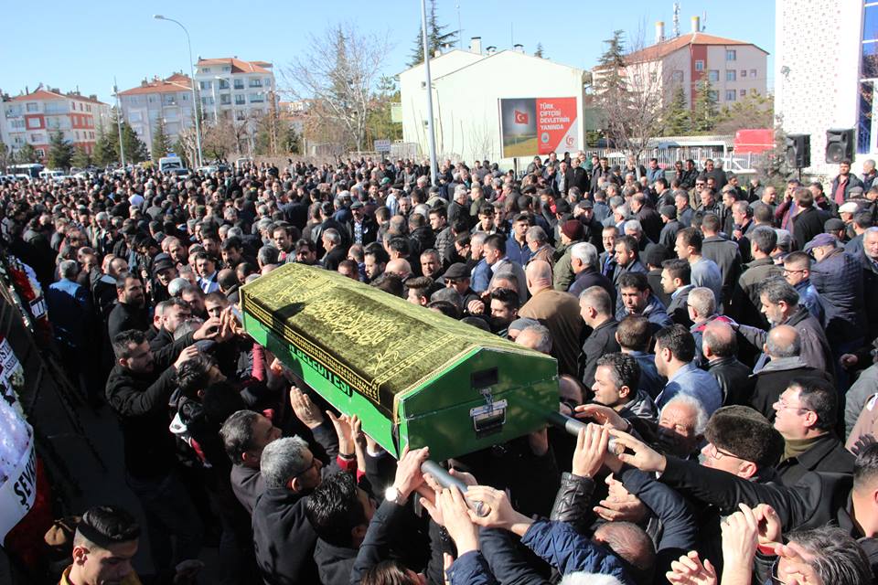 HERGÜN GELDİĞİ YERDEN SON YOLCULUĞUNA UĞURLANDI