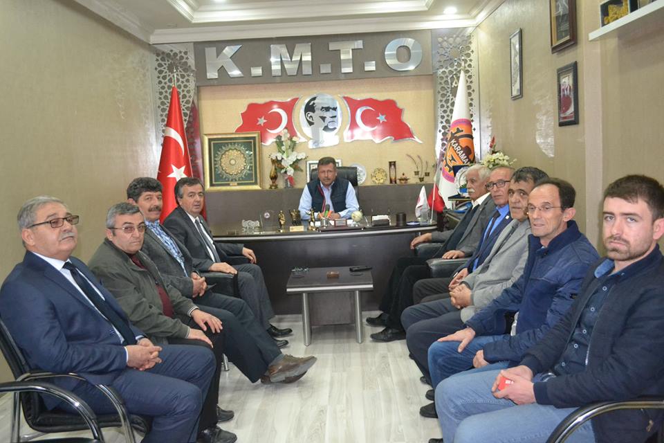 CHP Belediye Başkan Adayı Ege'den KMTO'ya Ziyaret