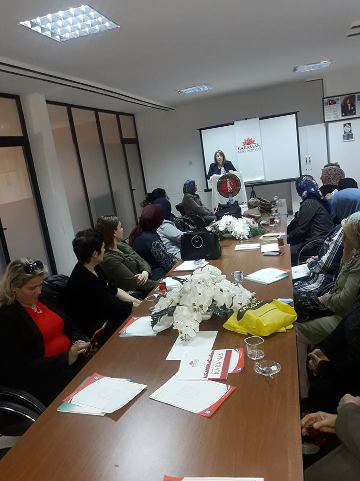 TÜRK KADINLAR BİRLİĞİ KARAMAN ŞUBESİNDEN KADIN MUHTAR ADAYLARINA EĞİTİM
